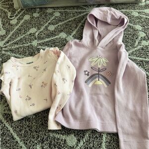 Kids' Pink and Purple Tops Set